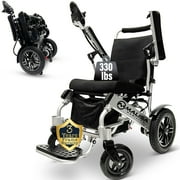 MALISA Electric Wheelchair for Adults, Portable All Terrain Lightweight Wheelchairs, Foldable Motorized Wheel Chair