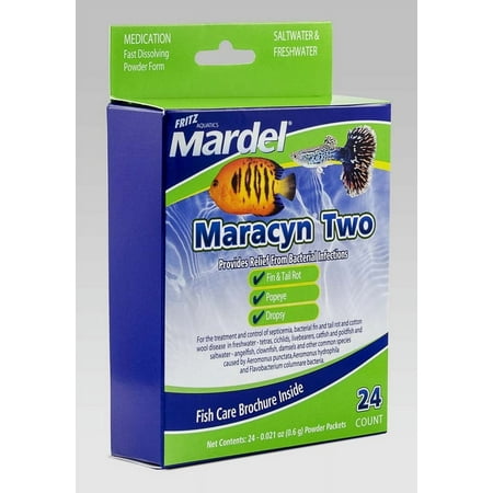 UPC: 0080531470404 | Fritz Aquatics 24 Count Mardel Maracyn 2 Treatments