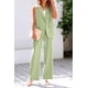 thumbnail image 5 of Conjunto PRETTYGARDEN Blazer sin Mangas y Pantalones Palazzo Verde Claro M, 5 of 7