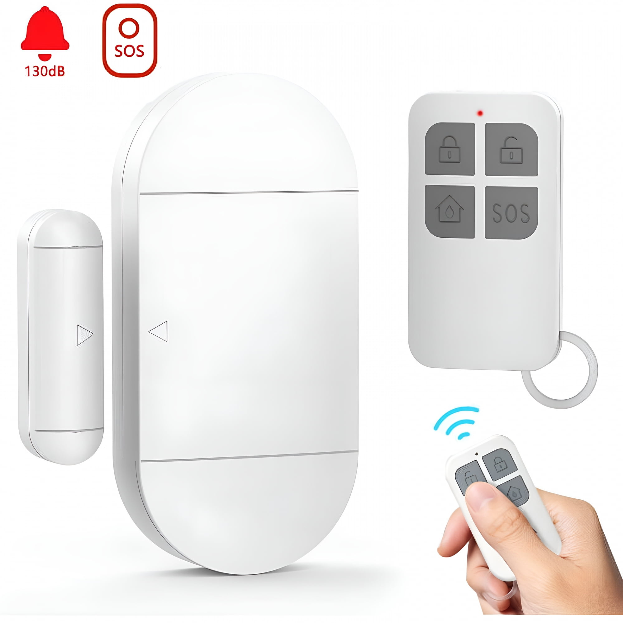 GJX 2026 New Ultra-Loud Alarm 130 Db for Home Automation,Motion Sensor Easy Installation Delayed Alert Smart Devices Trigger for Energy Saving Wireless Security for Home,Office,Warehouse