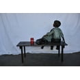 thumbnail image 6 of Brother and Sister on A Bench Enjoying Outdoors Bronze Statue  18&quot; x 39&quot; x 33&quot;H, 6 of 11