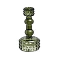 thumbnail image 2 of Glass Crystal Candlestick Holder Tall Taper Candle Stand for Dining Table Centerpiece and Living Room Decor, Green Purple Yellow, 2 of 6
