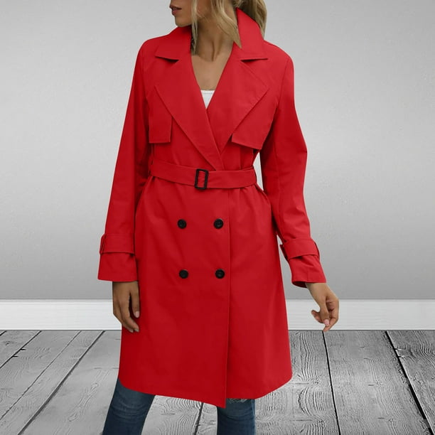 Abrigo informal de manga larga sin capucha y chaquetas de moda para mujer, abrigo informal de color liso, abrigo de manga larga, abrigo de invierno para mujer