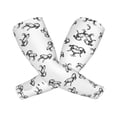 thumbnail image 2 of Sun Protection Arm Sleeves For Men Women, Sketch Cool Goat Black White Sleeves To Cover Arms With Thumb Hole Cooling Sleeve, 2 of 2