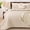 Beige (Leaf), variant on Quilts Twin Size Bedding Sets, Beige Bedspread Soft Lightweight Pre-Washed Quilt, 2 Piece Cozy Reversible Microfiber Ultrasonic Coverlet with Pillow Sham (Leaf Pattern,66"x90")
