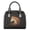 Black-Horse Moon, variant on German Shepherd Printed Satchel Handbags for Women Floral Printed Crossbody Bag Satchel Clutch Shoulder Crossbody Top Handle Purse for Party Travel Walking