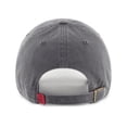 thumbnail image 2 of Men's '47 Charcoal Arkansas Razorbacks Clean Up Adjustable Hat, 2 of 2