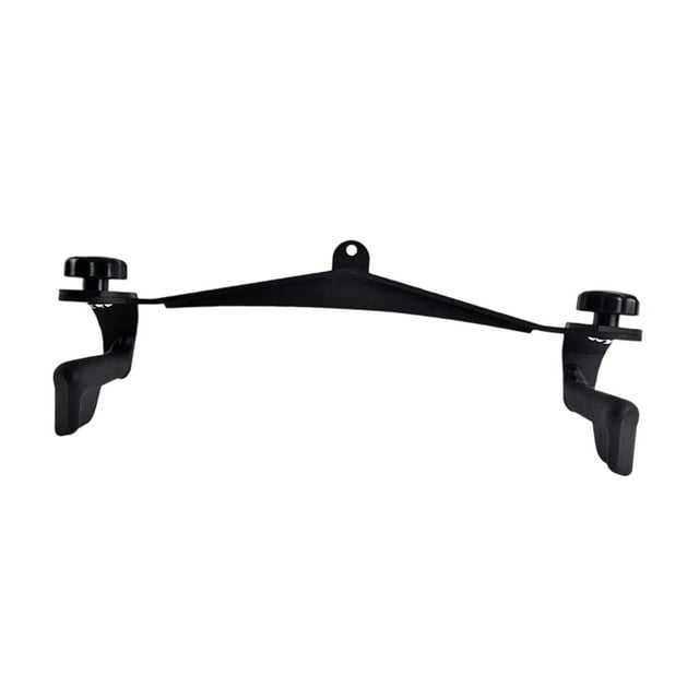 Quzzie Lat Pull Down Bar Adjustable Non Slip Metal Cable Machine Attachment Ergonomic Rowing Handle Home Gym Accessory Suitable for Fitness Training Strength Exercises Arm and Back 58cm