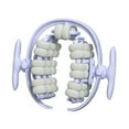 thumbnail image 1 of Rodillo de masaje de 40 ruedas, masajeador de fascia, portátil, práctico rodillo de piernas desmontable para pantorrillas, brazos, deportes en casa y Azul, 1 of 8