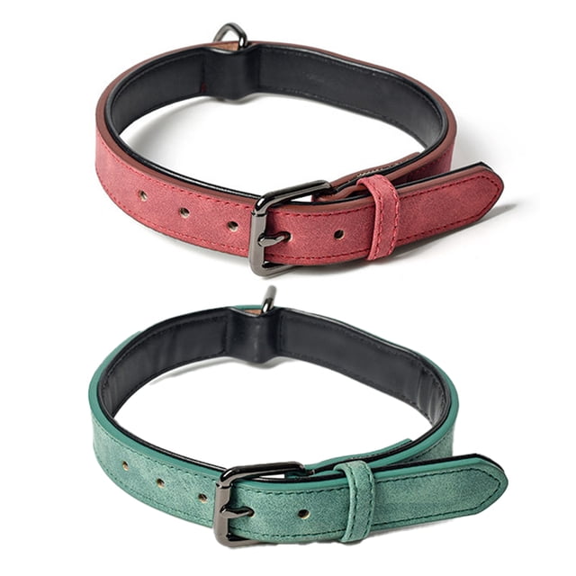 Collar de tracción esmerilado collar de entrenamiento ajustable para perros grandes y medianos