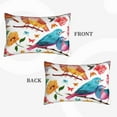 thumbnail image 2 of Susaid Flowers Birds And Butterflies Print Pillowcases Multiple Size, Pillow Cover Super Soft Envelope Closure Standard Pillow Case-20"x30", 2 of 6