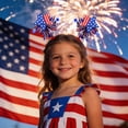 thumbnail image 6 of SLYNSHome 4th of July Headband Party Supplies Independence Day Hair Accessories Patriotic Hair Decoration, 6 of 9