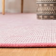 thumbnail image 6 of SAFAVIEH Montauk Bernadine Solid Braided Cotton Area Rug, Pink/Fuchsia, 9' x 12', 6 of 8