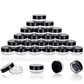 3 Gram Sample Containers with Lids, 50 Count Tiny Sample Jars, Empty Lip  Balm Containers, Mini Cosmetic Containers with Lids, Makeup Travel  Containers