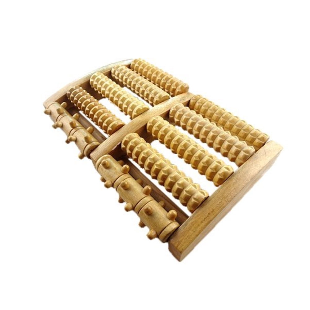 tooloflife Wooden Foot Massage Roller Relax Feet and Legs Relieve Muscle Aches Pain Gifts for Women and Parents