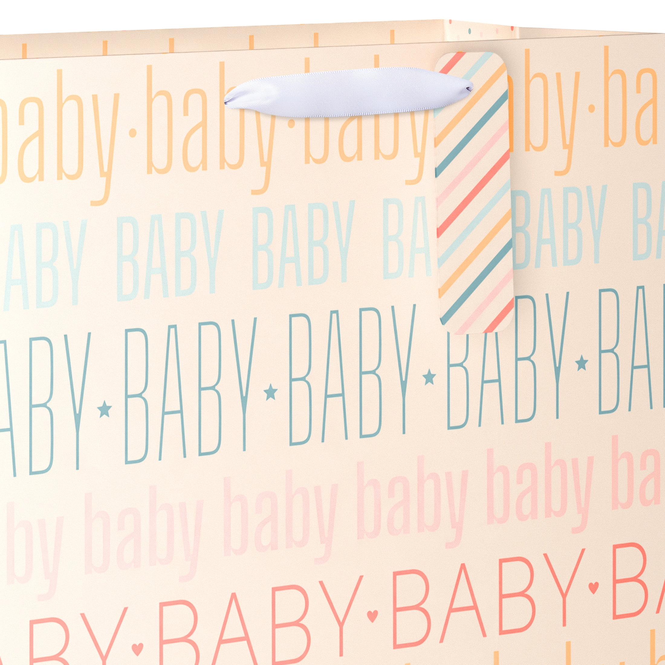 American Greetings Extra Large Baby Shower Gift Bag , Multi-Color (1-Count)