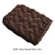 thumbnail image 5 of Yuarrent Cubierta calentadora de piernas para invierno, cubiertas envolventes para piernas al aire libre, accesorio de ropa, puños cortos de punto para Suministros térmicos Café oscuro Yuarrent HA059256-03, 5 of 5