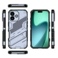 thumbnail image 5 of For iPhone 17 Phone Case: Military Grade Drop Proof Protection Mobile Cover with Kickstand | Matte Textured Rugged Shockproof Grip Anti-Slip Edge Phone Case For iPhone 17,Gray, 5 of 5