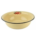 thumbnail image 6 of Novomoskovsjka Posuda Strawberry and Cream Enamel Basin 9.5 Qt (9 L) Enameled Steel Vegetable Basin Enamel Bowl Kitchen Mixing Basin Vintage Enamel Washing Basin, 6 of 10