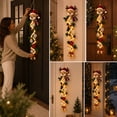 thumbnail image 6 of Novryn Glowing Snowman Christmas Door Hanger, 47 Inch Lighted Vertical Hanging Decor with Warm LED, Holiday Porch Wall Decoration, 6 of 8