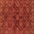 thumbnail image 1 of Ahgly Company Indoor Square Abstract Brown Modern Area Rugs, 5' Square, 1 of 4