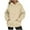 Khaki Sweatshirt, variant on Htigea Womens Oversized Hoodies Thin Fleece Sweatshirts Solid Color Long Sleeve Hooded Tops Fall Winter Pullover Sweatshirt with Pocket Black S