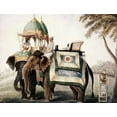 thumbnail image 2 of School, Company 24x19 White Modern Wood Framed Museum Art Print Titled - Elephants With Their Mahout, 2 of 4