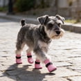 thumbnail image 6 of Surpdew Non Slip Dog Socks For Hardwood Floors,4Pack Anti-Slip Dog Grippy Socks To Prevent Licking Paws,Dogs Booties Paw Protectors With Double-Sided Traction For Small Medium Large Senior Dogs Pink, 6 of 6