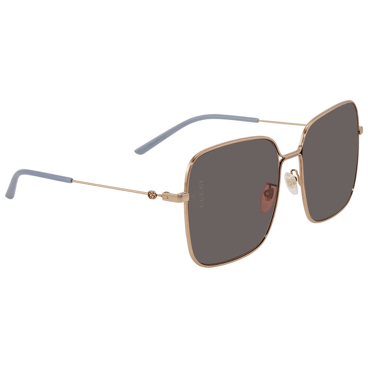 Gucci Brown Square Ladies Sunglasses GG0443S 002 60 - Walmart.com