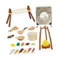 thumbnail image 3 of Juego de equipo de acampada para niños de 25x, juego de simulación, juego de acampada, juego de fogata de juguete, parrilla de barbacoa para regalo de, 3 of 8
