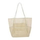 thumbnail image 4 of Bolsa de playa familiar de gran capacidad para piscina, ideal para viajes de vacaciones. Beige, 4 of 8