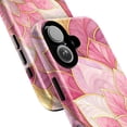 thumbnail image 3 of Elegant Pink Mandala Flower Phone Case, Gold Line Art Floral iPhone Cover, Boho Chic Artistic Protective Case for iPhone 16 15 14 13 12 11 Plus Pro Max Mini, 3 of 6