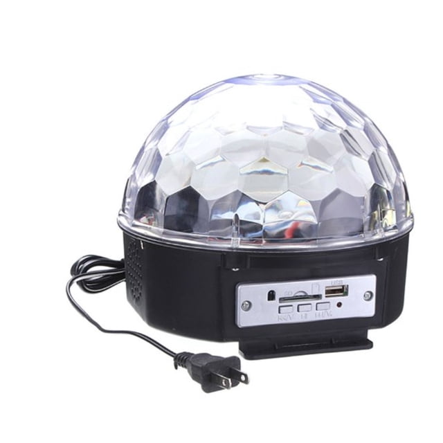 Luces de bola de escenario, iluminación colorida, luces de fiesta activadas por sonido con control Bluetooth para fiestas navideñas, 6 colores