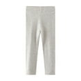 thumbnail image 2 of Jinhomg Toddler and Big Girls Leggings Cotton Stretch Pants Kids Dance Clothing Yoga Ballet Tights Gray 120, 2 of 3
