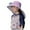 Pink, variant on MUXiin Fan Hat for Kids Sun Hat with 2 Solar Fan UPF 50+ Fishing Hats Wide Brim UV Protection Sun Hat