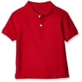 thumbnail image 1 of IZOD Polo Piqué à Manches Courtes d'Uniforme Scolaire pour Garçons, Rouge, 14-16, 1 of 4