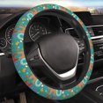 thumbnail image 3 of Lsque Ho Ho Ho Ultra Soft Car Steering Wheel Cover for Women, Standard 15 inch Size for Truck Van SUV Auto, 3 of 8