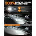 thumbnail image 6 of For Dodge Challenger 2013 2014 6000K 9008/H13 LED Headlight + H16/5202 Fog Light Bulbs Combo kit, 6 of 16