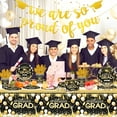 thumbnail image 7 of Graduation Plates Party Supplies Decoration 2025 Graduation Tableware Included Banner, Paper Plates,  Tablecloth, Cutlery, Congrats Grad Decorations Serves 16 Black, 7 of 7