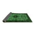 thumbnail image 2 of Ahgly Company Indoor Round Persian Emerald Green Traditional Area Rugs, 5' Round, 2 of 4