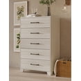thumbnail image 4 of HMD Wallace 5 Drawer Chest, Light Gray, 4 of 4