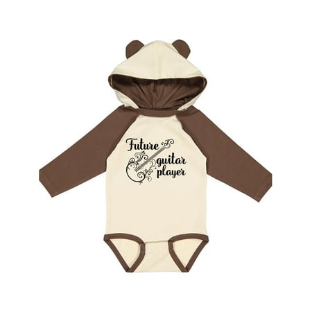 

Inktastic Guitar Player Future Guitarist Gift Baby Girl Long Sleeve Bodysuit