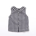 thumbnail image 5 of MAIHAN Toddler Girls Plaid Tank Tops Cute Sleeveless Shirts for Kids Casual Back Button Down Blouse Cotton Comfort Tank Tops(Black,12-18 Months), 5 of 8