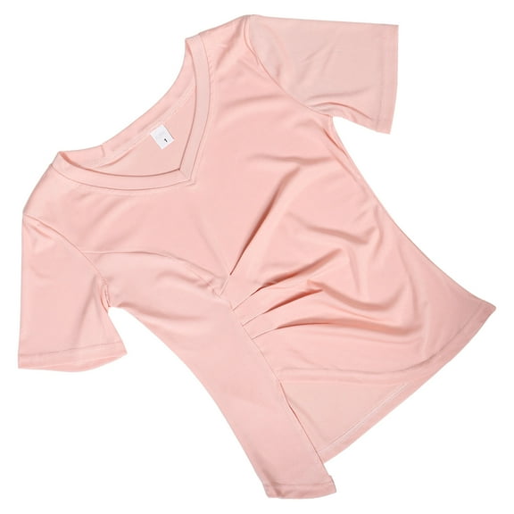 SOPOTUTU V Neck Women T Shirts Casual Polyester 1Pcs for