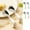 Beige, variant on Yunuuuoa Stainless Steel Complementary Food Spoon Fork Set, Self Feeding Utensils for One Year Old, Short Handle Spork Training Flatware