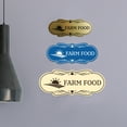 thumbnail image 2 of Designer Farm Food Sign (Ivory/Dark Brown) - Medium, 2 of 5