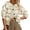White, variant on Floral Knit Women Long Sleeve Button Down Casual Sweater Cardigan