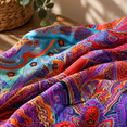 Boho Fullforter Set Soft Chic 3 Pieces Bedding Lightweight Exred Teal ...
