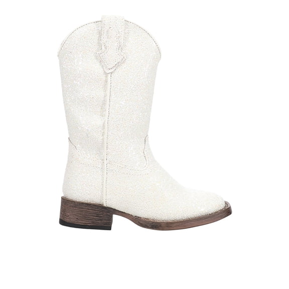 Roper Girls Galore Glitter Square Toe Cowboy   Mid Calf Boots