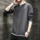 thumbnail image 2 of Sudaderas Cuello Redondo Capa Base Unicolor Hombre Jerseys Camiseta Lisa para Hombre Divertida Ropa de Calle Social Original Manga Larga Completa, 2 of 5